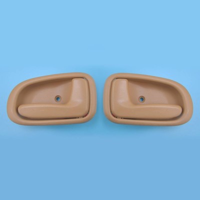 2pcs Interior Inside Inner Door Handle Beige Fit for Toyota Corolla 1993-1997
