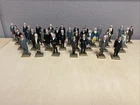 Vintage 1960’s Lot Of 35 Marx United States Presidents Plastic Figures 2.75”