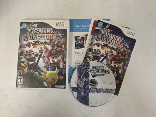 Super Smash Bros. Brawl (Wii, 2008) Complete W/ Manual