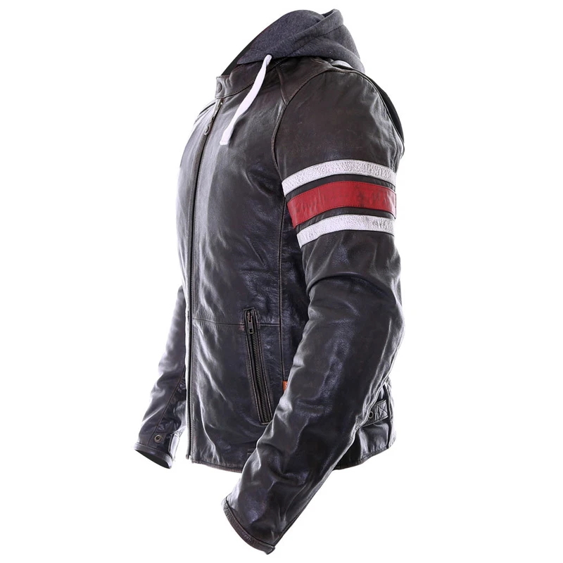 Richa Toulon Leather Hooded Black, photo 2 of 4