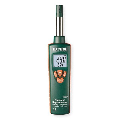 EXTECH RH390 Temp/Humdty Mtr,0 to 100 per Rel Hum Rng 1PKZ6