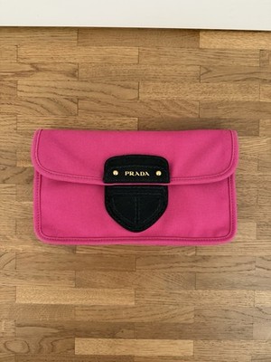 Prada Clutch Cinghiale Tasche Pink Vintage Original