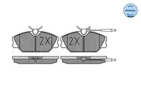 Bremsbelagsatz Scheibenbremse Vorne Meyle 025 213 8818 W FÜR Renault BremsbelÄGe