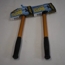 Ettore Heavy Duty Floor Scraper Removes Tape Gum & Grit 4" Angled Head 2005 2 Pk