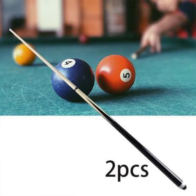2x Kurze Pool Queue Billard Queue Kinder Übung Queue Holz Billard Stange Kinder