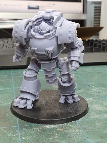 Forgeborn Ancient Dreadnought "Forge Adept" - OPR Grimdark Future DND - Picture 5 of 6