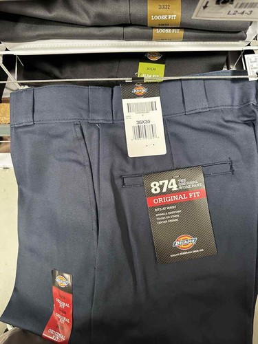 Dickies 874 Men’s Work Pants –Industrial Uniform Trousers Relaxed Fit High Waist - Picture 14 of 33