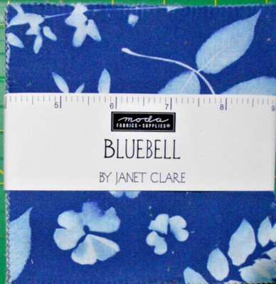 MODA  FABRICS BLUE BELL'' CHARM PACK  BT CP