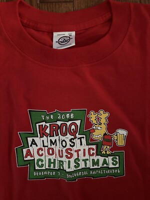 Vintage 2002 KROQ Acoustic Christmas XL Audioslave Zwan Sum 41