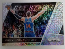 2017-18 Panini Prizm #GH-WH Willy Hernangomez Get Hyped Mojo Prizm Card /25 NYK