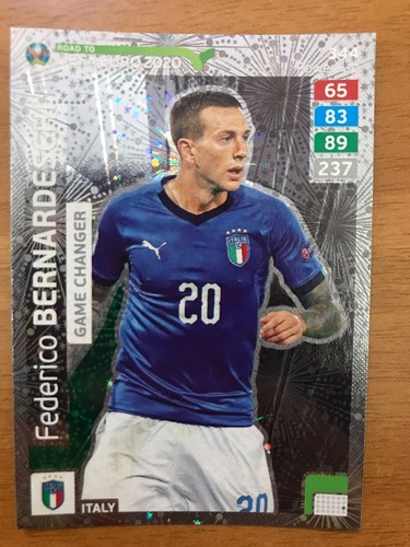 Adrenalyn Card Road Euro 2020 n.344 Bernardeschi (Italy) Game Changer Panini ▓