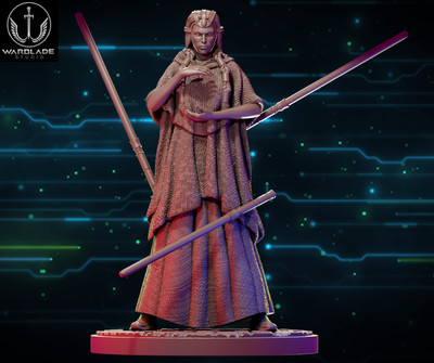 Figurine Star Wars Traya - Miniature Pour Jeux De Plateau Legion & Shatterpoint