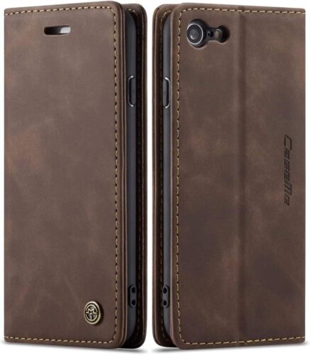 For iPhone SE 2020/SE 2022 3rd Gen Case Wallet Leather Magnetic Flip Stand Cover - Picture 4 of 15