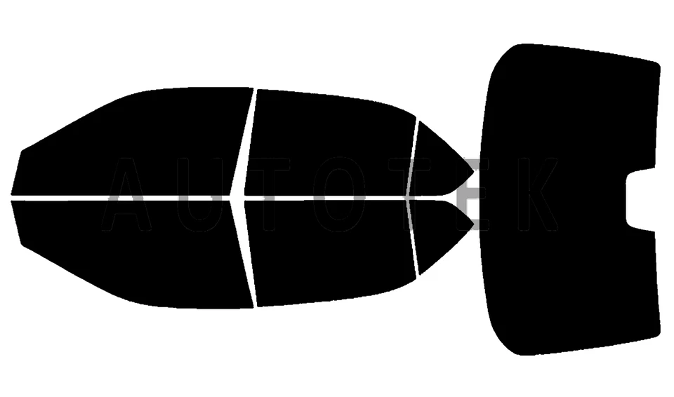 PreCut Window Film Any Shade % VLT For Toyota Prius 2001 2002 2003 Tinting Films - Imagem 2 de 4