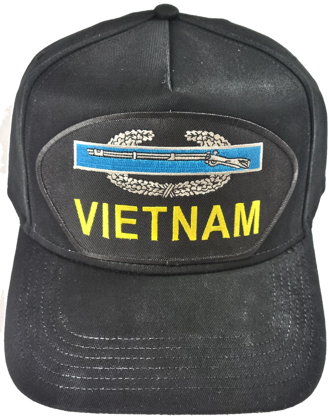 US ARMY COMBAT INFANTRYMAN BADGE CIB VIETNAM VETERAN HAT CAP RIFLE OAK WREATH