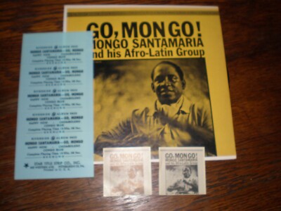 Mongo Santamaria EP/PICTURE SLEEVE Go Mongo WITH JUKE BOX STRIPS RIVERSIDE