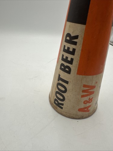 Vintage RARE A&W Root Beer one Quart liquid cone (no cap) fantastic decor item - Bild 2 von 7