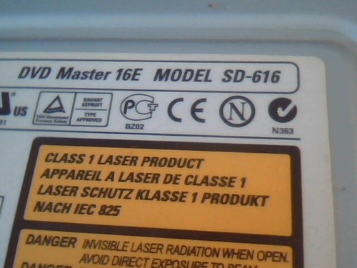 Samsung DVD Master 16E Laufwerk CD SD-616 Oktober 2001 09J259 A00 - Bild 3 von 7