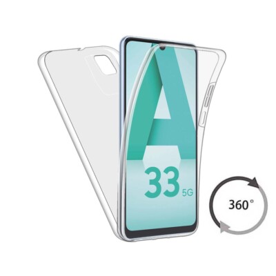  Für Samsung Galaxy A33 5G Full 360 Schutz Vordere Rückseite Durchsichtig Handyhülle