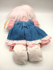 Vintage Russ Toy Troll Doll - 11"  Plush Doll with Denim Blue Dress Plastic Face — photo 5
