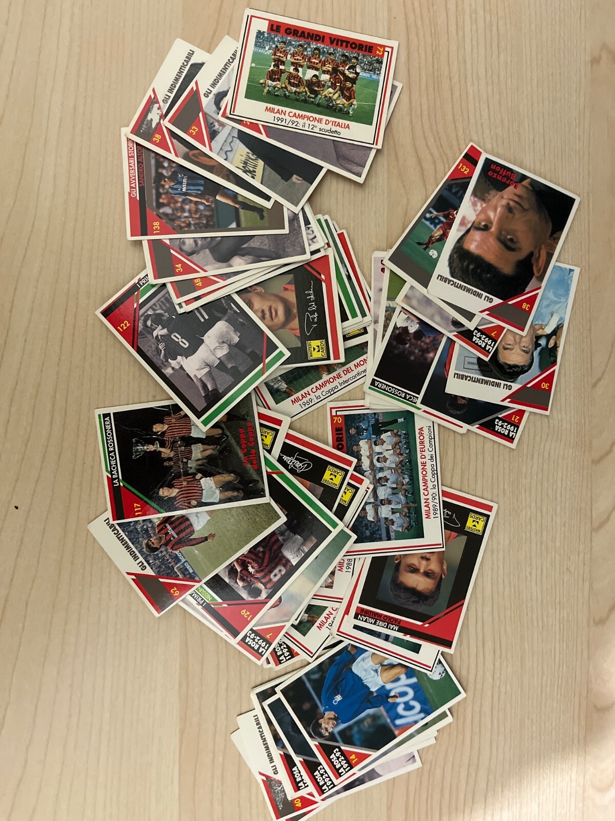 Lotto card AC Milan 1992/93 MASTERS CARDS In ottimo stato (50 Pz) | eBay