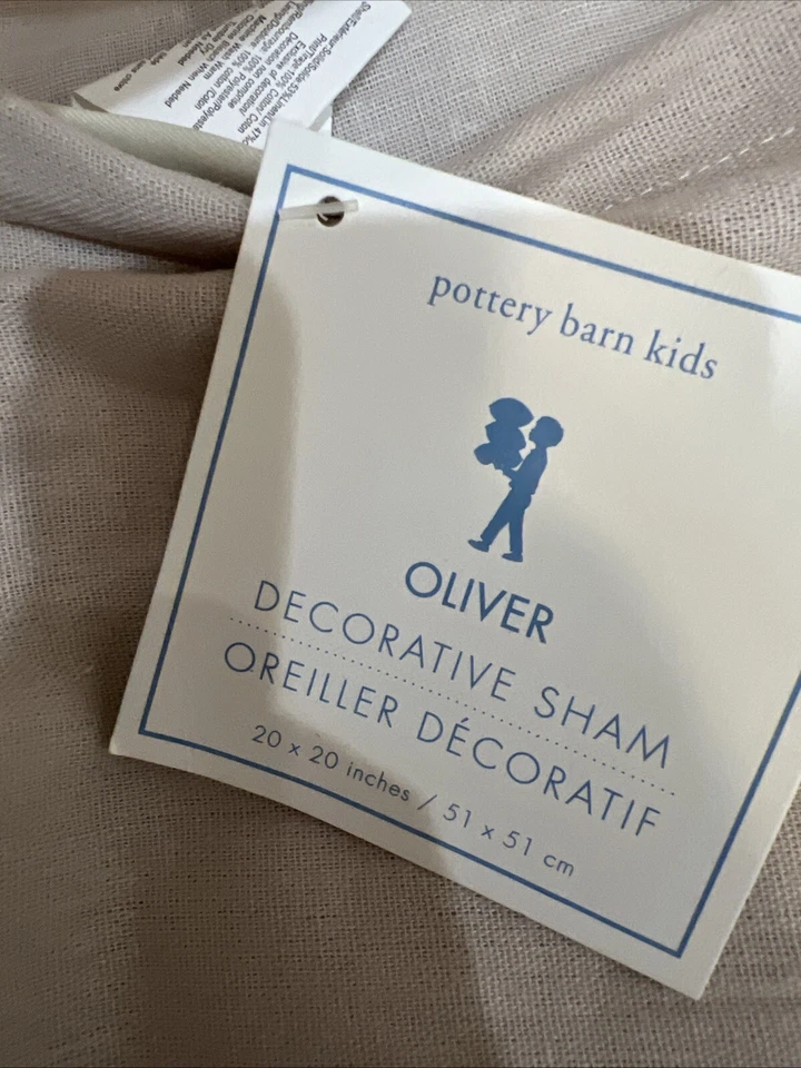 Juego de 2 fundas de almohada Oliver Pottery Barn Kids dinosaurio 20x20 Triceratops nuevas con etiquetas Foto 4 de 4