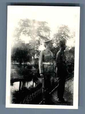 Egypt, An Egyptian Policeman withe Military Red Cap Vintage silver print. Vinta