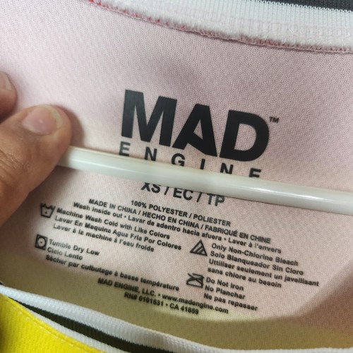 MAD ENGINE Team Pride Proud 365 Rainbow Stripe Tank Top Gay Pride Size XS - Picture 5 of 9