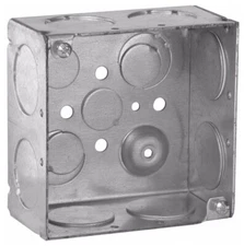 Crouse-Hinds TP436, Electrical Outlet Box, 4 Sq Outlet Box 2 1/8 Dp, 1 PC