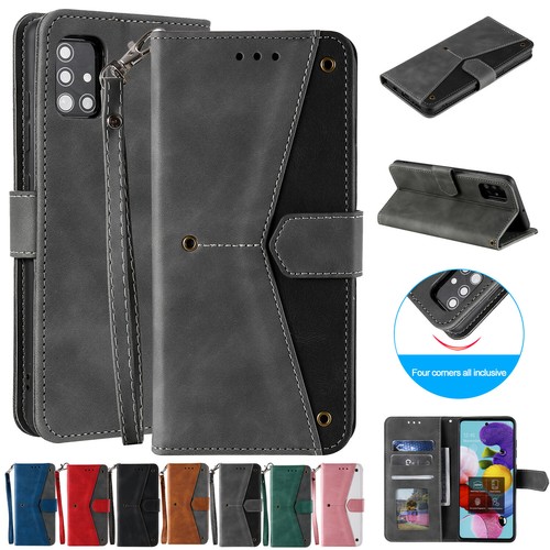 For Samsung Note20 S20 S21 S30Ultra S10Plus Leather Wallet Flip Phone Case Cover - Picture 4 of 18