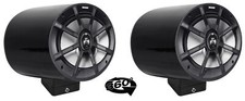 2 kicker PS69 6x9" 360  Swivel Black Aluminum Surface Mount Boat Speakers