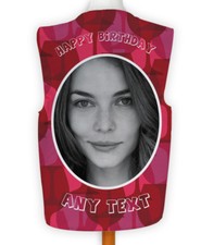 Happy Birthday Wine Fancy Dress Photo Waistcoat