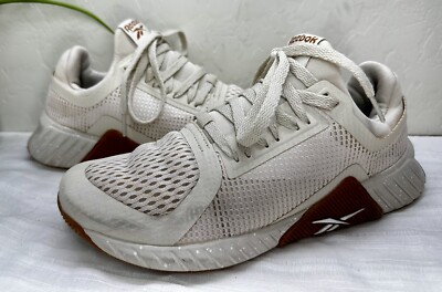 Reebok Galaxy Sneakers lace-up athletic Womens size Beige - Main Image