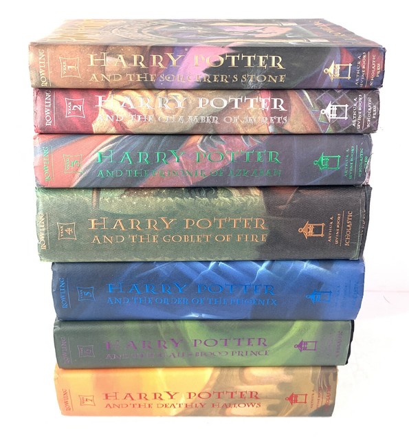 Harry Potter Complete Hardcover Book Set 17 J.k. Rowling
