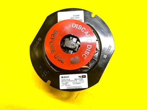 BRADY B33-18-483 WHITE 1" x 3" GLOSS ADHESIVE LABEL ROLL 1500/ROLL BBP33 - NEW - Picture 3 of 9