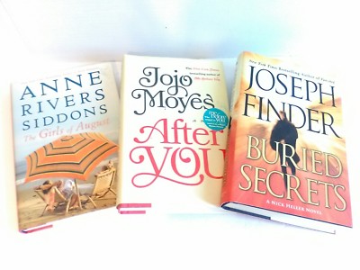 Fiction Novels 3 Book Lot Girls of August, After You, Buried Secrets Hardcover