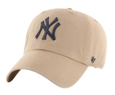 '47 Brand New York Yankees Khaki Clean Up Strapback
