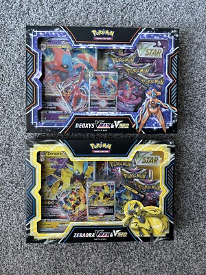 Pokemon TCG Deoxys & Zeraora VMAX & VSTAR Battle Box (Set of 2) | eBay