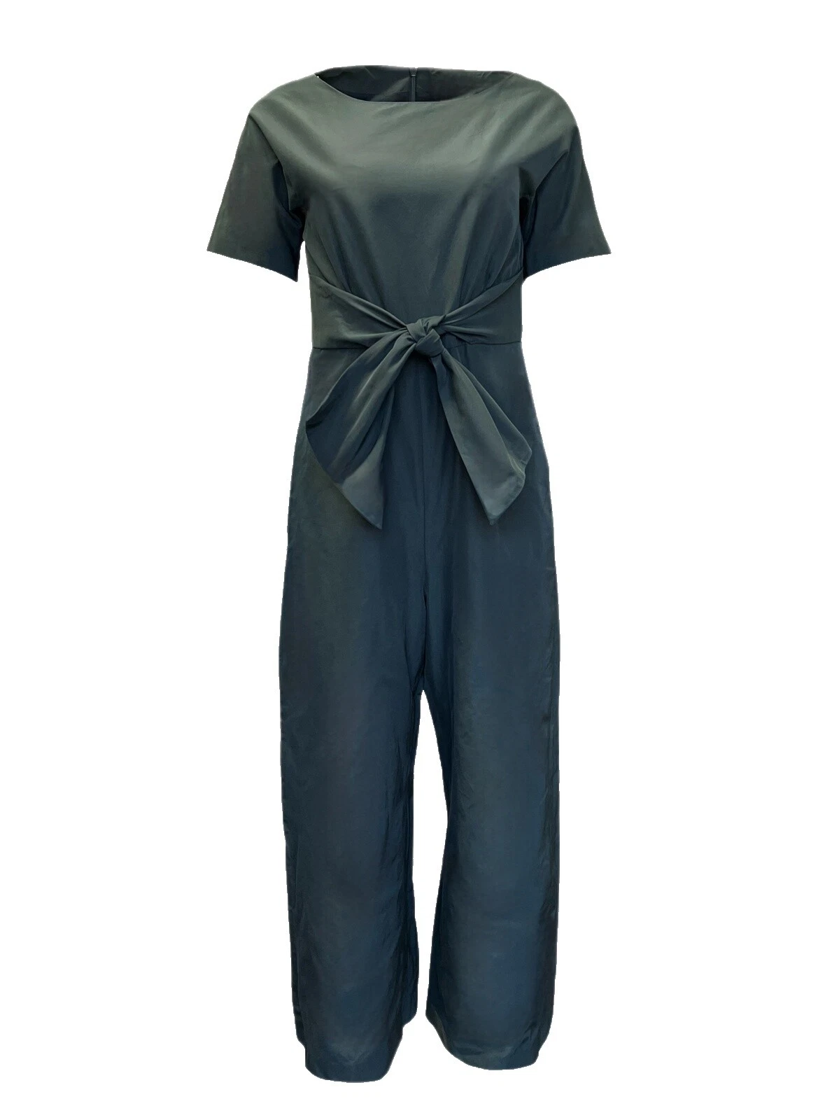 Polyester Solid Regular Size 6 Size Jumpsuits & Rompers for Women