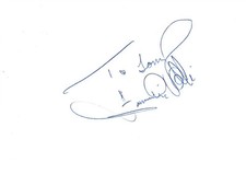 Franki Valli Autogramm signed 10x15 cm Karteikarte