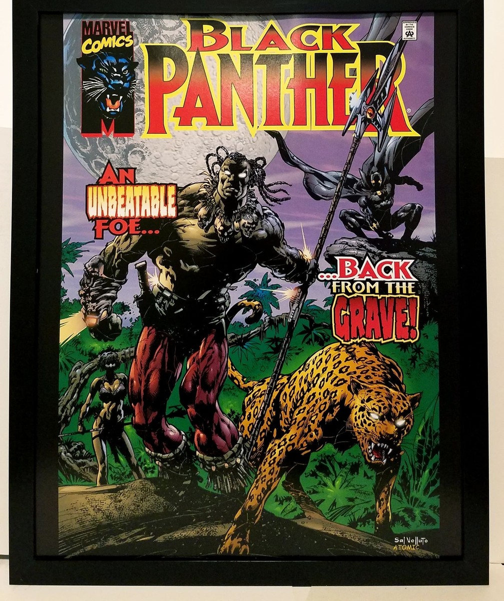 Black Panther #3 Killmonger by Sal Velluto 11x14 FRAMED Marvel