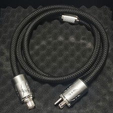 1.5M-5M VIBORG Shielded 5N Multplex Hi-Fi Power Cable VP1501 Rhodium Plated Plug