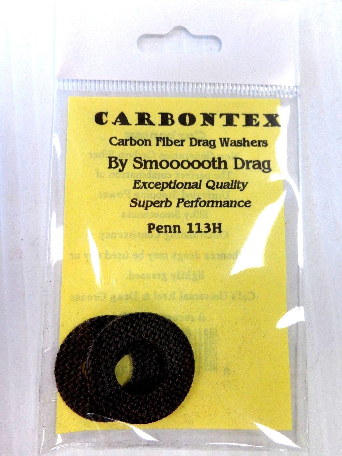Carbontex Carbon Fiber Drag Washers Set Penn 113H 4/0 - Sena