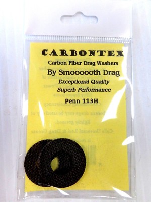 Carbontex Carbon Fiber Drag Washers Set Penn 113H 4/0 - Senator 113H 4/0 New