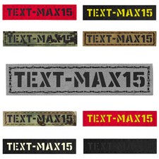 Custom 1"x5" Your Name Tape Army Military Morale Tactical Laser Cut Patch CST