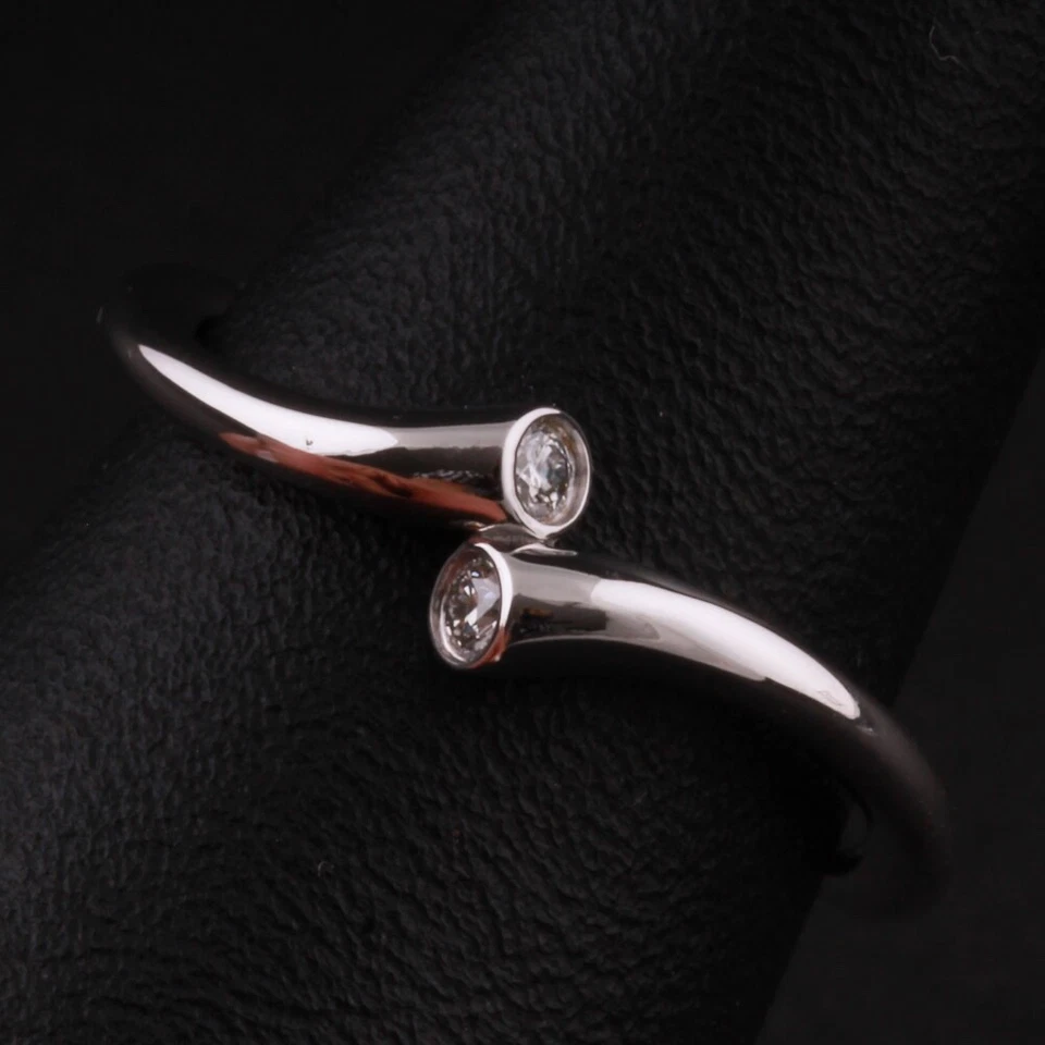 Anillo de oro Georg Jensen # 1560 WG. Magia con diamantes. 18 quilates. R. Overgaard. NUEVO Foto 2 de 4