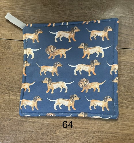 Dachshund Wiener Dog Hot Pad Pot Holder - 第 1/1 張圖片