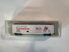 Model Power 3089 N gauge 50' Reefer Carnation Milk + Original Packaging 