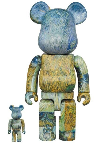 BE@RBRICK Van Gogh“Country Road 100&amp;400% bearbrick-van-gogh-courtesan-