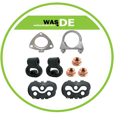 Montagesatz für Abgasanlage Opel Corsa D 1.2 ab BJ. 2006- Aufhänger, Klemme
